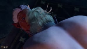 Lesbian Facesitting – Lesbian DarkSkinned Elf and Minthara in a Baldurs Gate 3 FaceSitting Spectacle